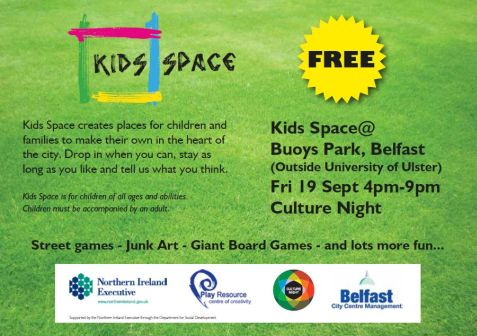 KidsSpace at Culture Night